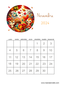 Activités - Calendrier Décembre 2024
