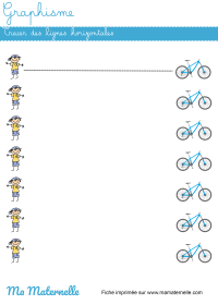Moyenne section - Discrimination visuelle : relier les paires