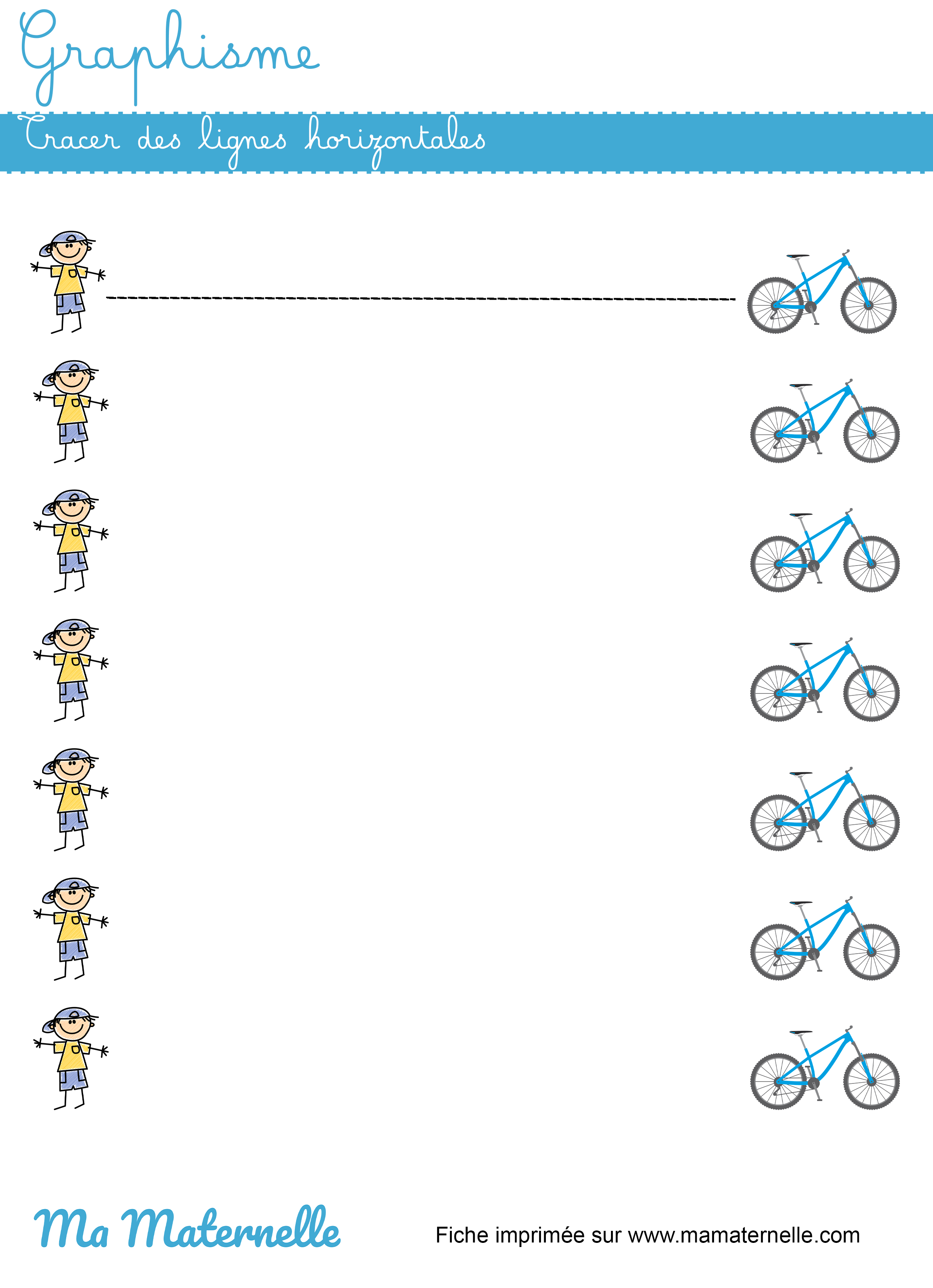 Activit Ligne Horizontale Maternelle HLALD Activit Ligne Horizontale Maternelle HLALD