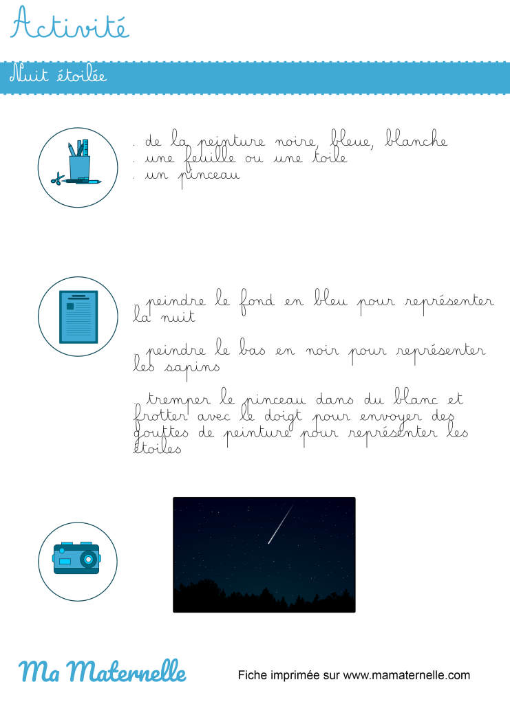 Activités - Activité : nuit étoilée