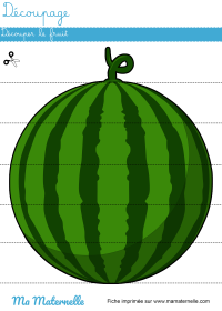 Moyenne section - Découpage : découper le fruit