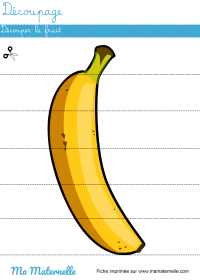 Moyenne section - Découpage : découper le fruit
