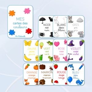 cartes couleurs maternelle à imprimer