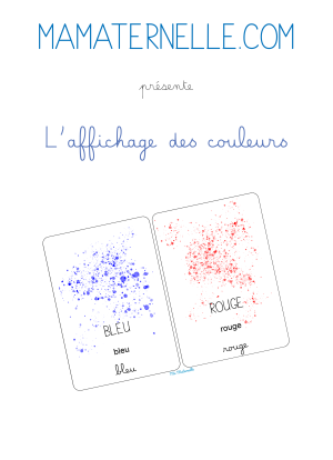 Affichage des couleurs