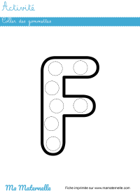 Activités - Activité : colorier lettre A