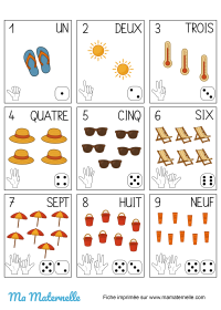Grande section - Mathématiques : les nombres version hiver