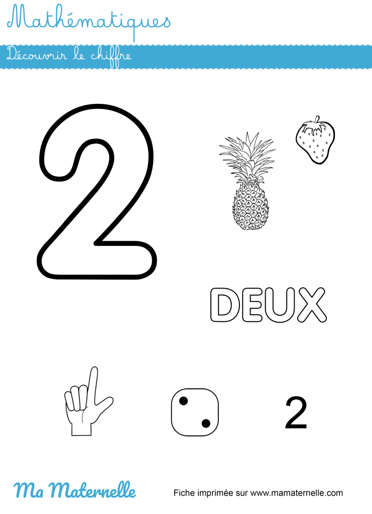 Petite section - Mathématiques : découvrir le chiffre