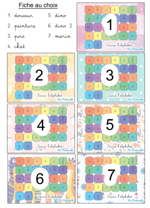 J'écris l'alphabet - Lettres cursives