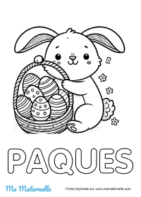 Activités - Activité : coloriage de pâques