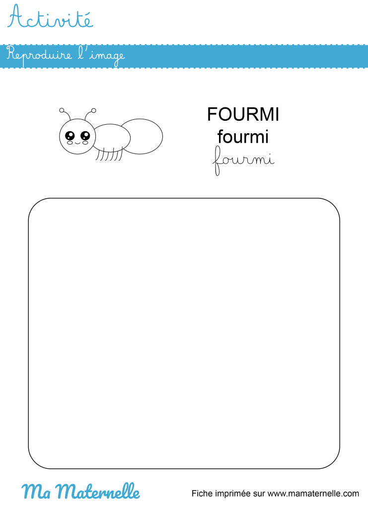 Activités - Activité : reproduire l’image