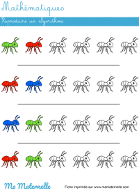 Grande section - Graphisme : tracer la symétrie