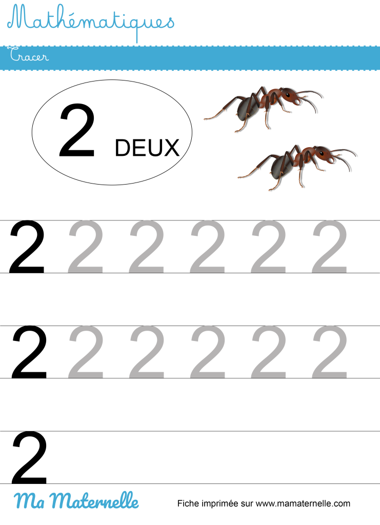 Moyenne section - Mathématiques : tracer