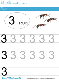Moyenne section - Mathématiques : tracer