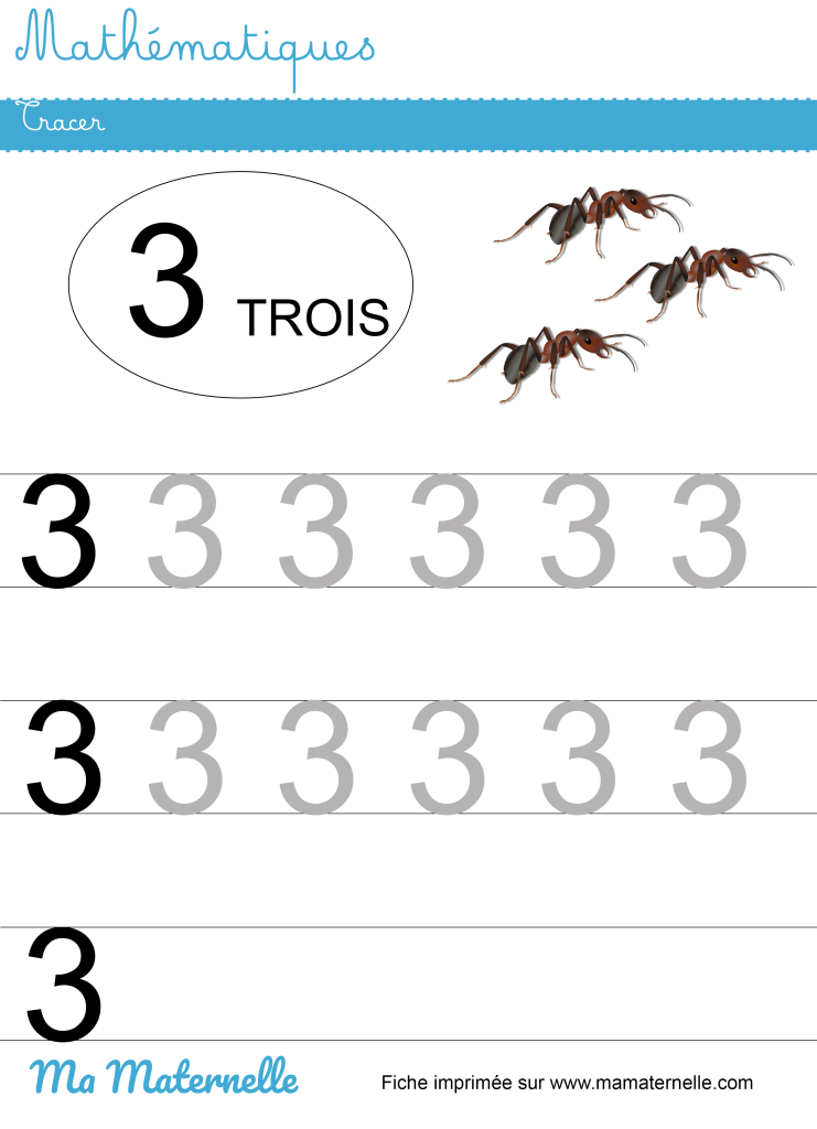 Moyenne section - Mathématiques : tracer