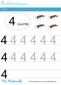 Moyenne section - Mathématiques : tracer