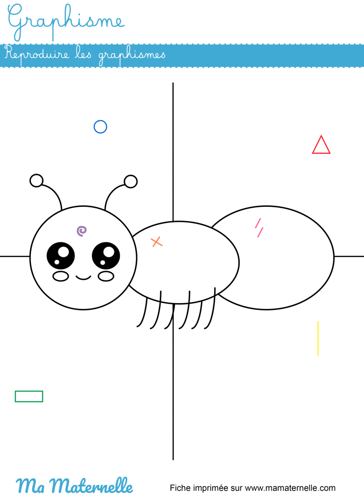 Grande section - Graphisme : reproduire les graphismes