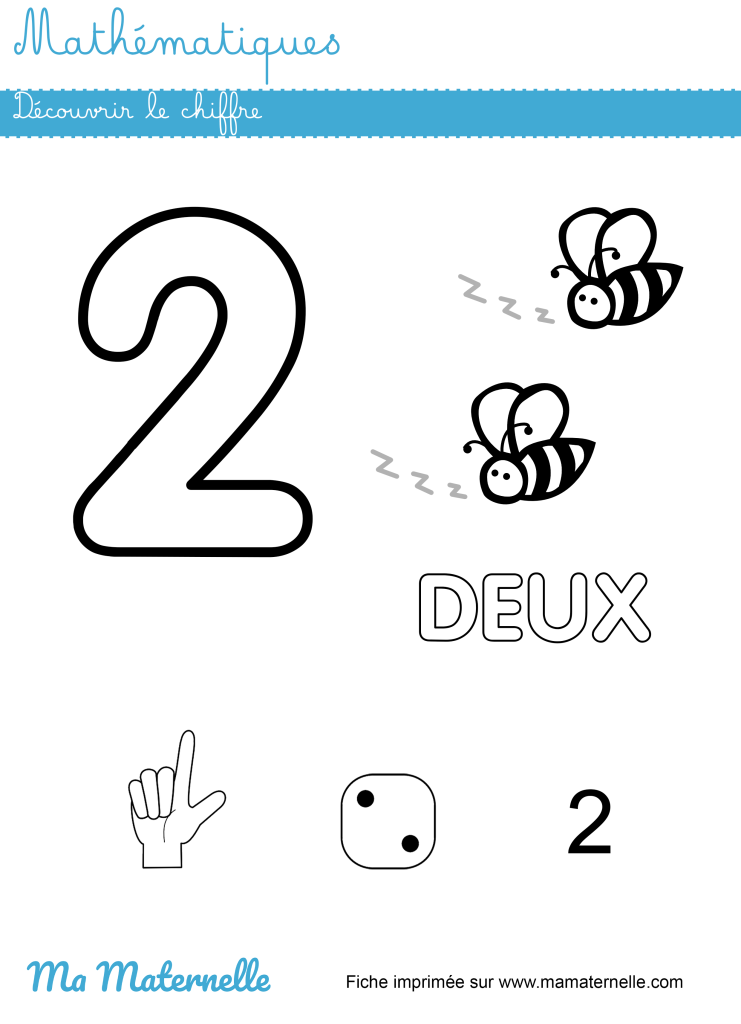 Petite section - Mathématiques : découvrir le chiffre