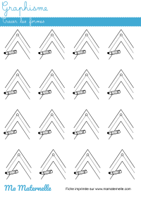 Moyenne section - Graphisme : tracer les formes