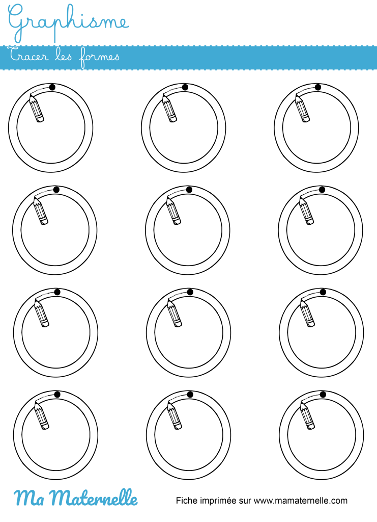 Moyenne section - Graphisme : tracer les formes