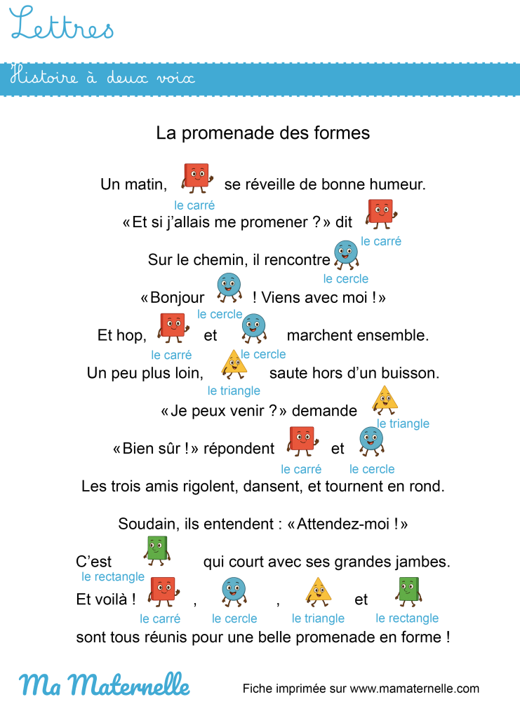 Grande section - Lettres : histoire à deux voix