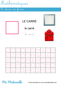 Grande section - Mathématiques : associer les numéros aux mois
