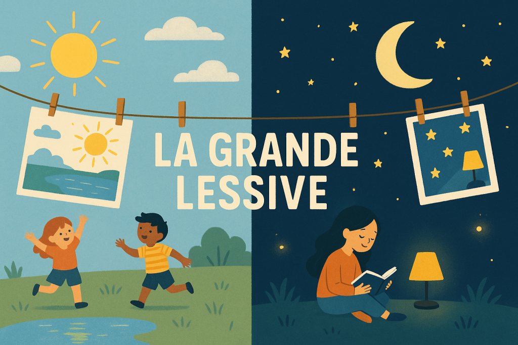 Blog - La Grande Lessive du 16 octobre 2025 : Nuit et jour, réfléchir les lumières