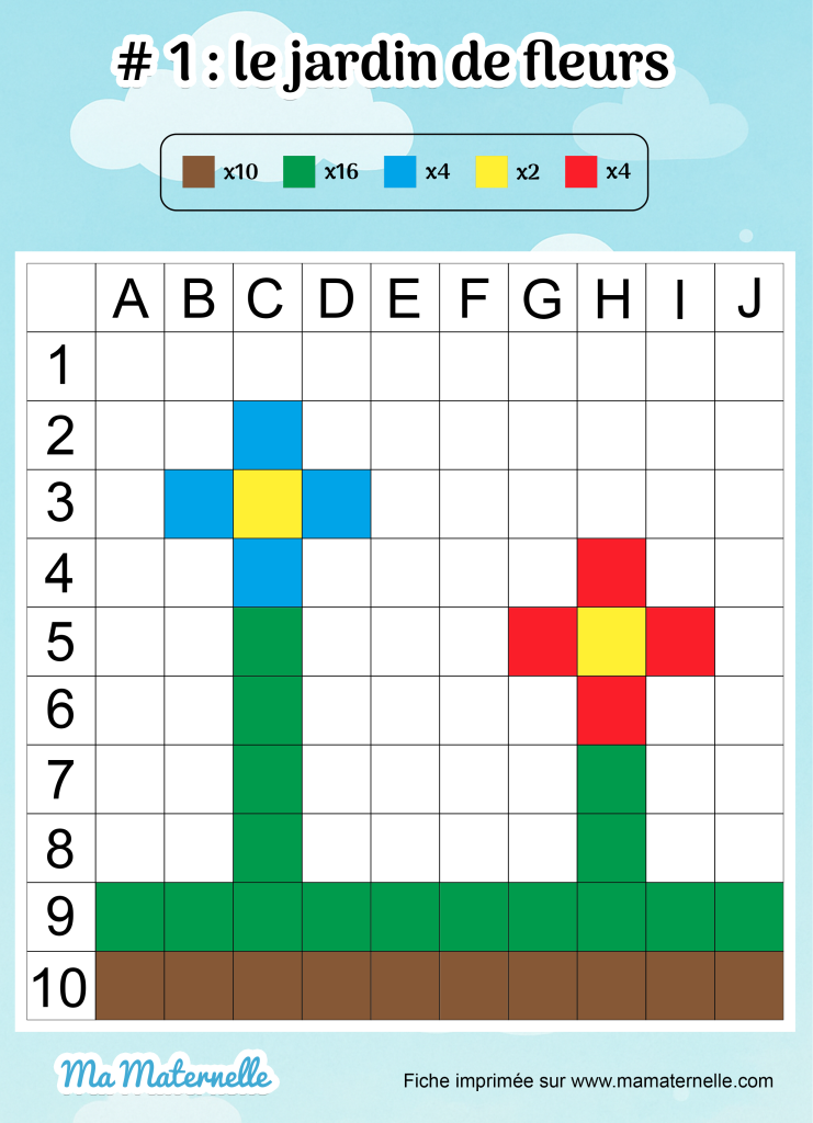 Activités - Jeu : modèle à reproduire