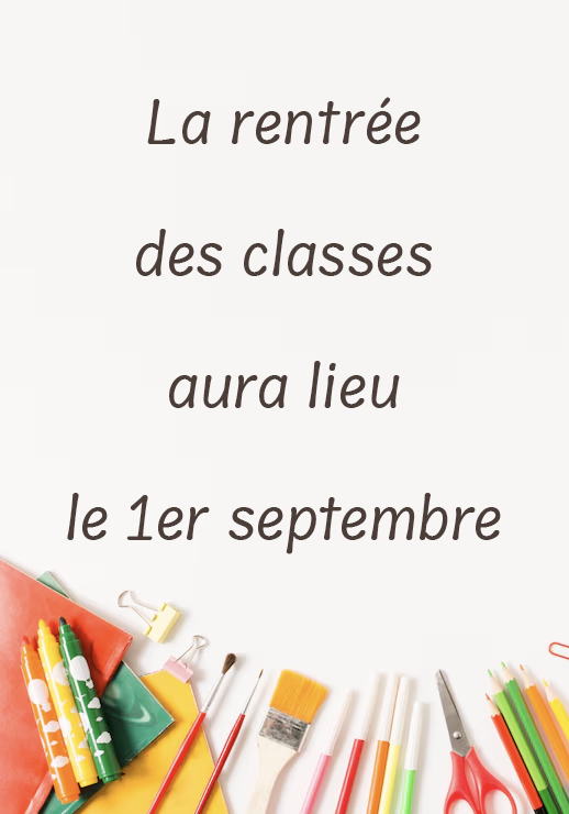 Blog - Quelle est la date de la rentrée 2025 / 2026 ?