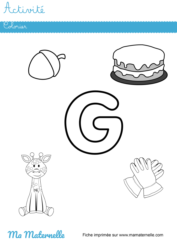 Activités - Activité : colorier