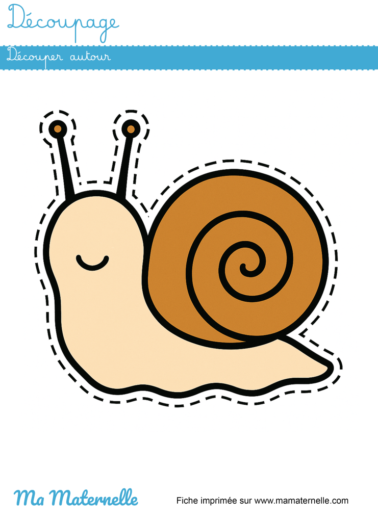 Grande section - Découpage : découper autour