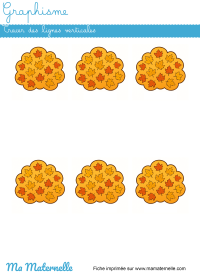 Petite section - Graphisme : tracer des traits verticaux