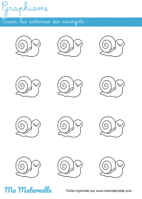 Petite section - Graphisme : tracer des lignes verticales