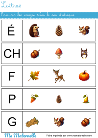 Grande section - Lettres : le chemin de la syllabe