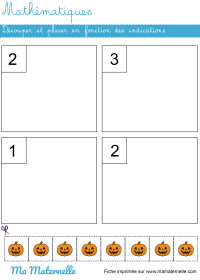 Petite section - Mathématiques : tracer