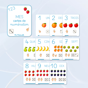 mes cartes de numération maternelle apprendre à compter