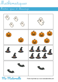 Petite section - Mathématiques : colorier le plus grand