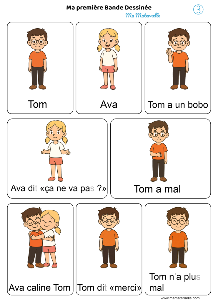 Vers le CP - Ma première Bande Dessinée (3)