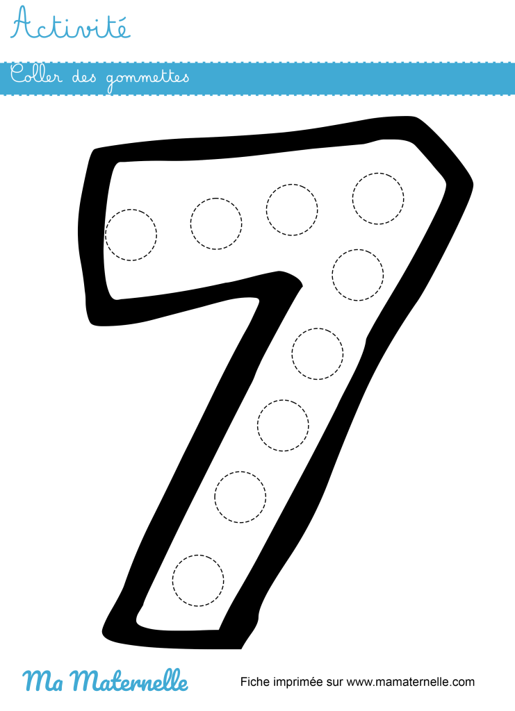 Activités - Activité : coller des gommettes