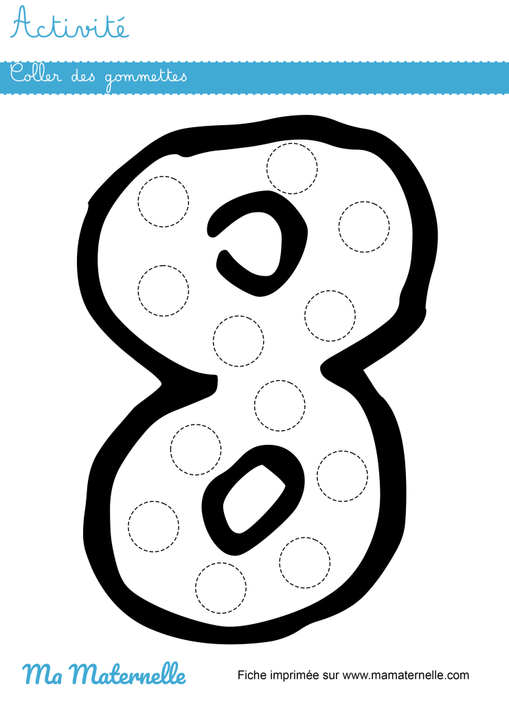 Activités - Activité : coller des gommettes