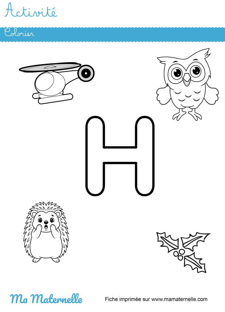 Activités - Activité : colorier