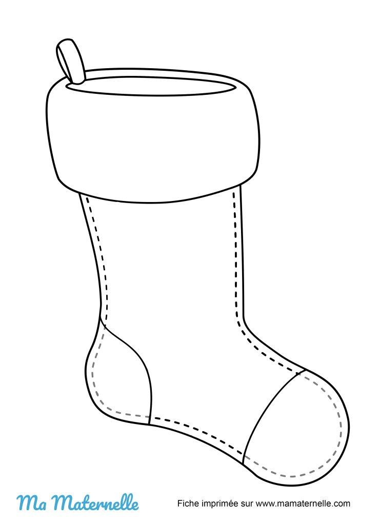 Activités - Activité : décorer la chaussette de noël