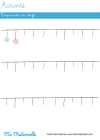 Grande section - Graphisme : reproduire les sapins