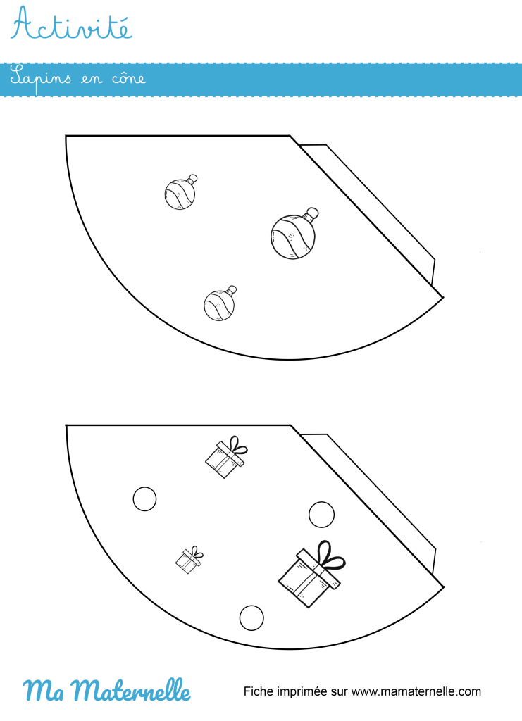 Activités - Activité : sapins en cône