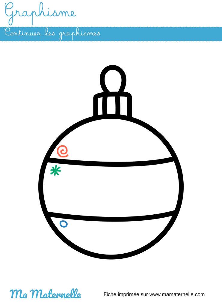 Moyenne section - Graphisme : continuer les graphismes