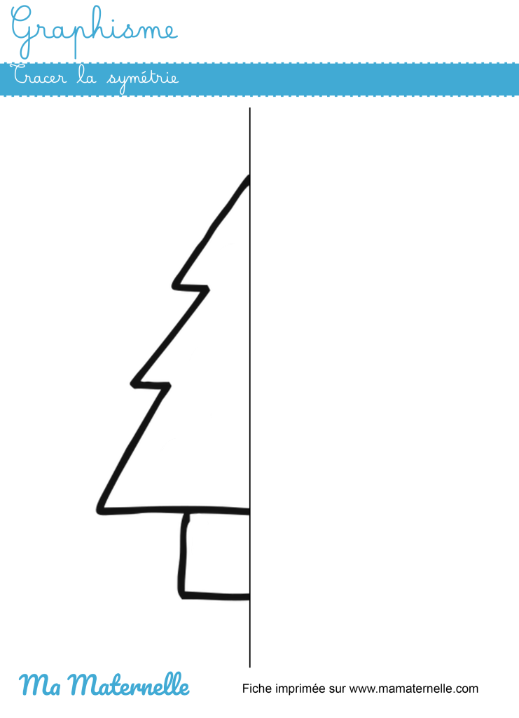Grande section - Graphisme : tracer la symétrie