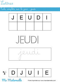 Grande section - Lettres : le chemin de la syllabe