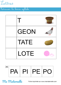 Grande section - Discrimination visuelle : placer les chemins