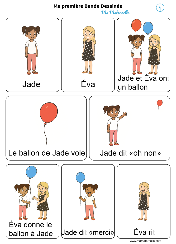 Vers le CP - Ma première Bande Dessinée (4)