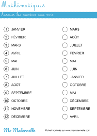 Grande section - Lettres : compter puis entourer le nombre de syllabes