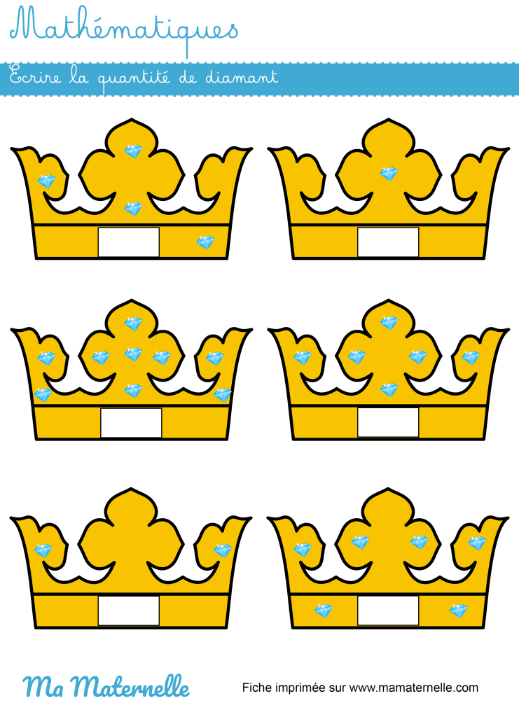Grande section - Mathématiques : écrire la quantité